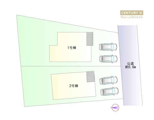 日進市米野木町2期2号棟新築戸建全2棟