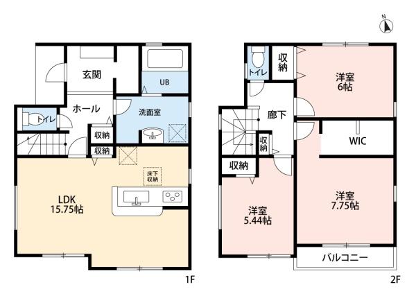 豊田市小坂町　1号棟新築戸建　全2棟