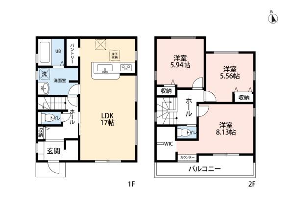 豊田市小坂町　2号棟新築戸建　全2棟