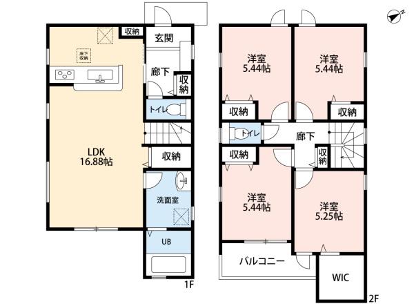 豊田市市木町　1号棟　新築戸建　全2棟