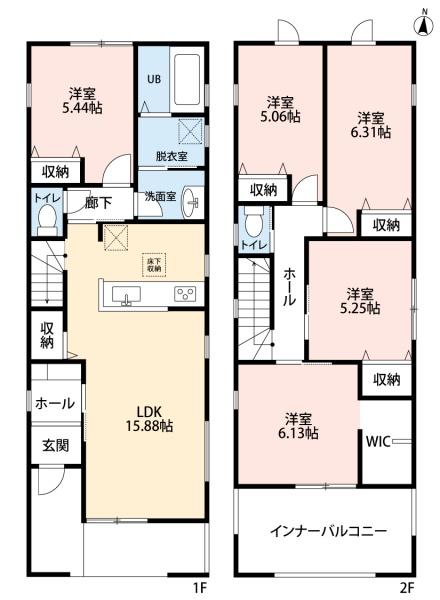 豊田市永覚新町　3号棟　新築戸建　全3棟