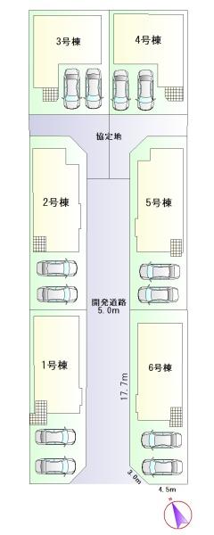 豊田市細谷町4号棟新築戸建全6棟