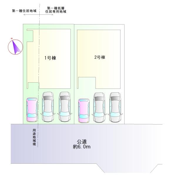 豊田市志賀町高洞　1号棟新築戸建　全2棟