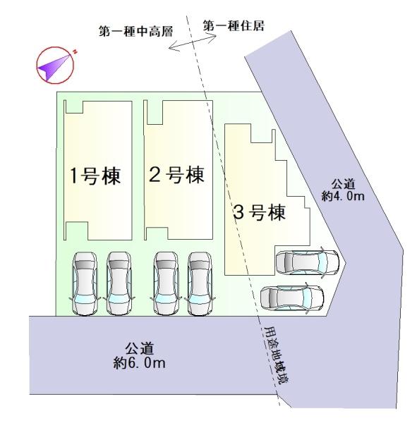 豊田市丸山町4丁目2期　1号棟新築戸建　全3棟