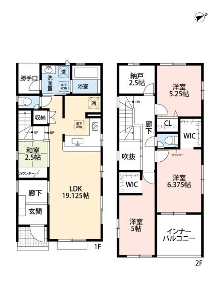豊田市丸山町4丁目2期　2号棟新築戸建　全3棟