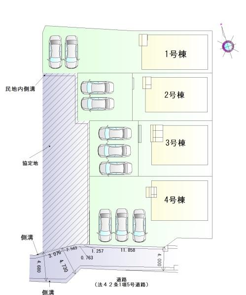 豊田市堤町第32号棟新築戸建全4棟