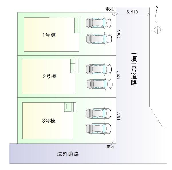 豊田市上丘町第12号棟新築戸建全3棟