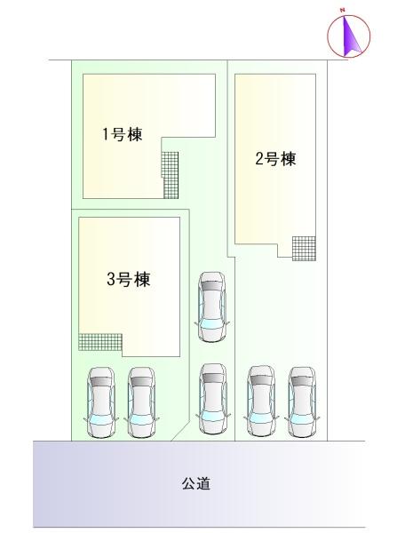 豊田市明和町1期　3号棟　新築戸建　全3棟