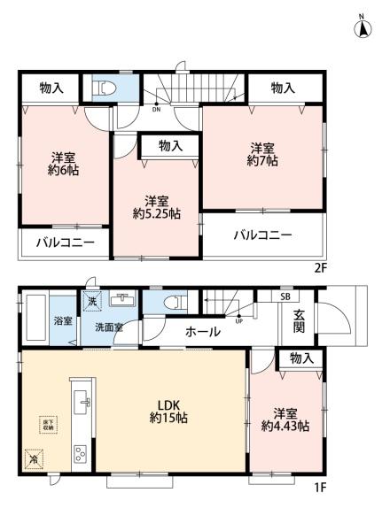 豊田市明和町4期B棟新築戸建全2棟