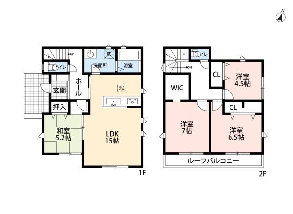 豊田市水源町1期1号棟新築戸建全3棟