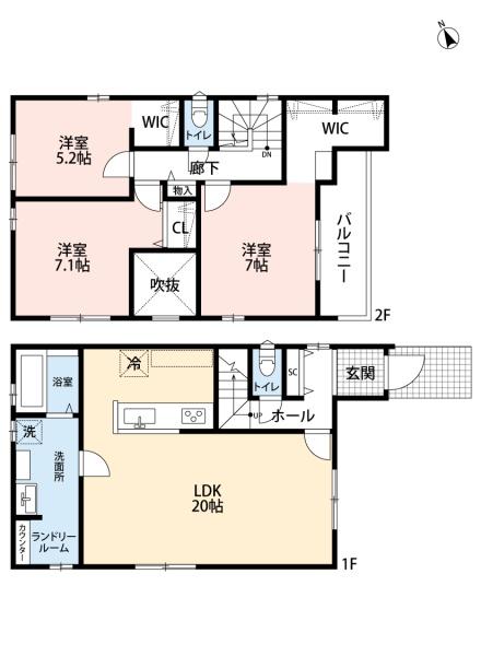 豊田市畝部東町第41号棟新築戸建全2棟