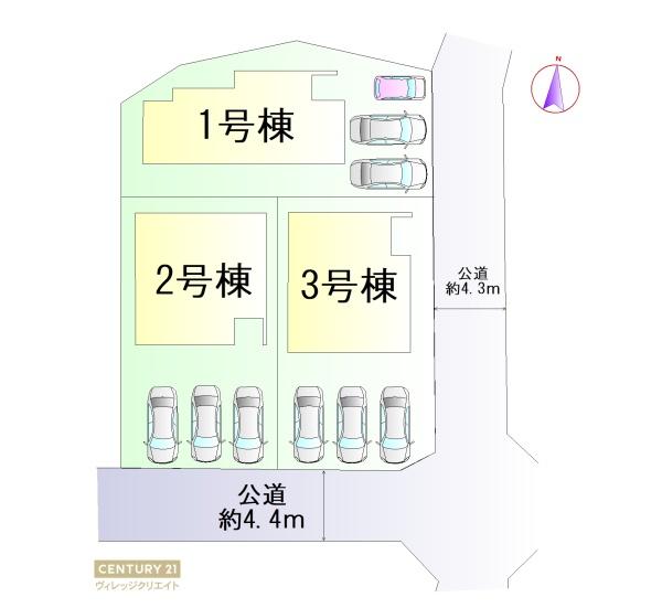 豊田市四郷町下古屋1号棟新築戸建全3棟
