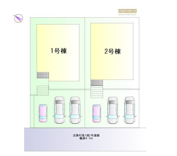 豊田市第1朝日町1号棟新築戸建全2棟