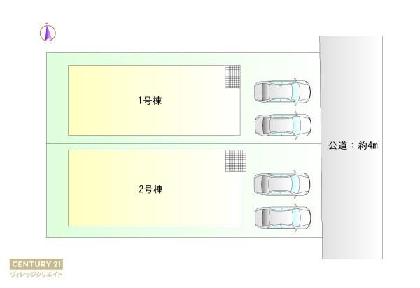 豊田市小川町1号棟新築戸建全2棟