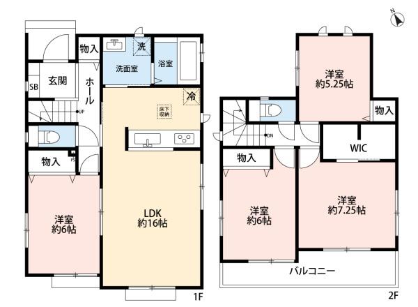 豊田市畝部東町2期B号棟　新築戸建全2棟