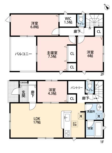 豊田市朝日町第64号棟新築戸建全4棟