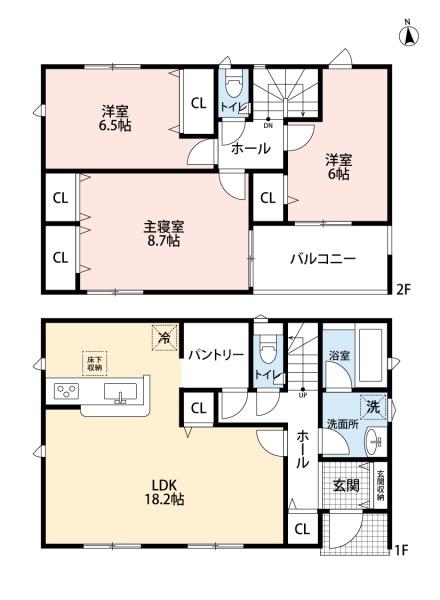豊田市美里第82号棟新築戸建全2棟