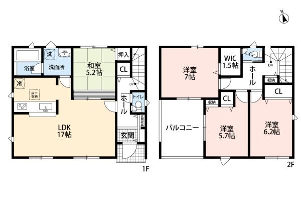 みよし市福田町第73号棟新築戸建全5棟