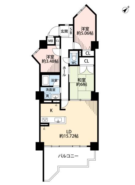 サンシティ上豊田駅南弐番館　中古マンション