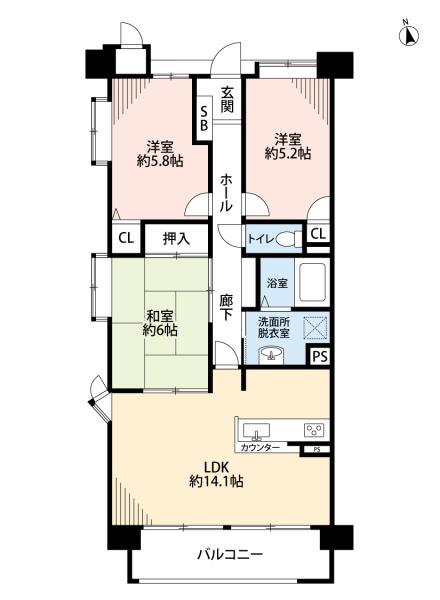 モアグレース枠杁　中古マンション