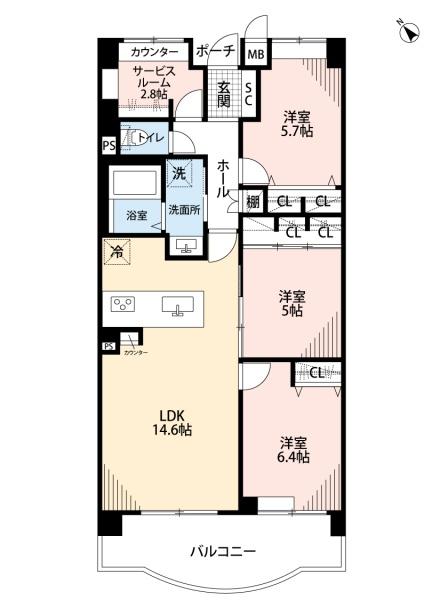 サンハイツ東山　中古マンション