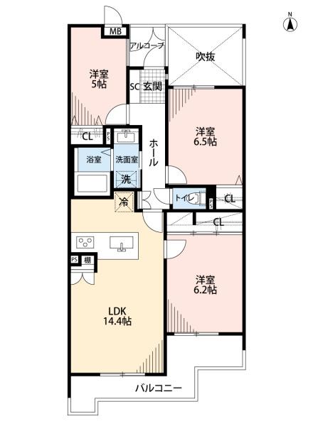 サンマンションアトレ猫ケ洞　中古マンション