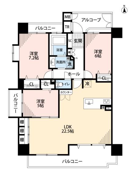 覚王山田代コーポラスＢ棟　中古マンション