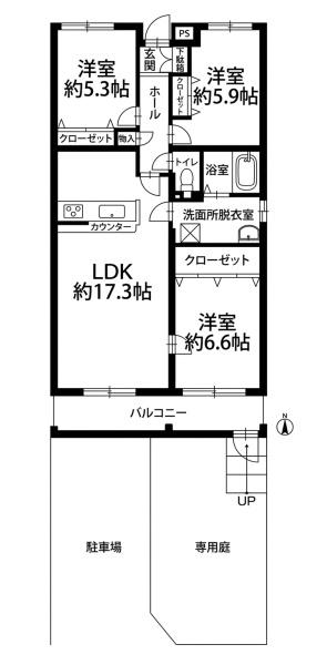アーバンライフ羽根井図書館前　中古マンション