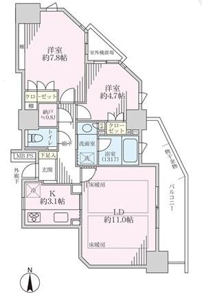 ヴィルクレール川崎タワー