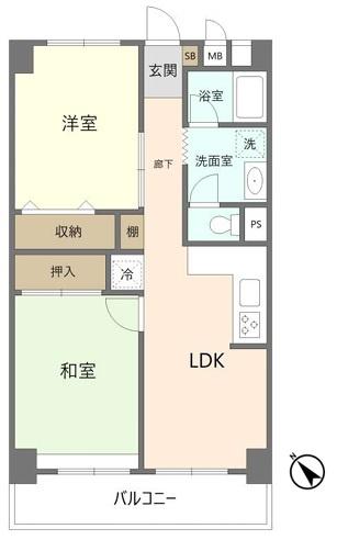 鹿島田グリーンハイツ2号棟