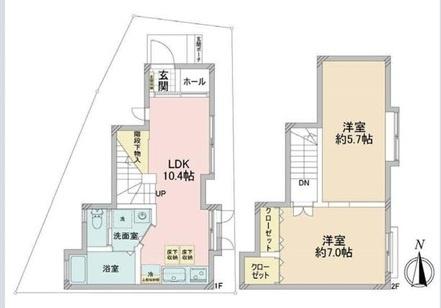 川崎市中原区上平間の中古一戸建