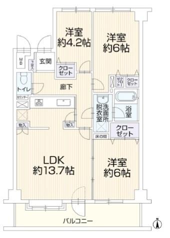 新川崎ガーデンハウス
