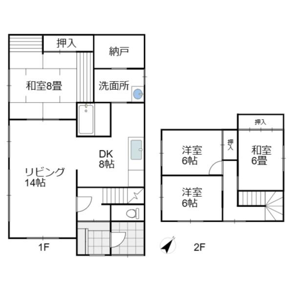 小樽市銭函１丁目の中古一戸建て