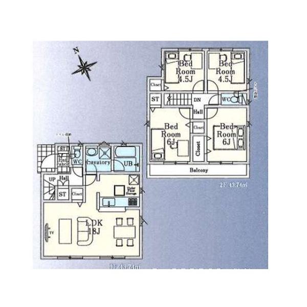 小平市上水新町２丁目の新築一戸建