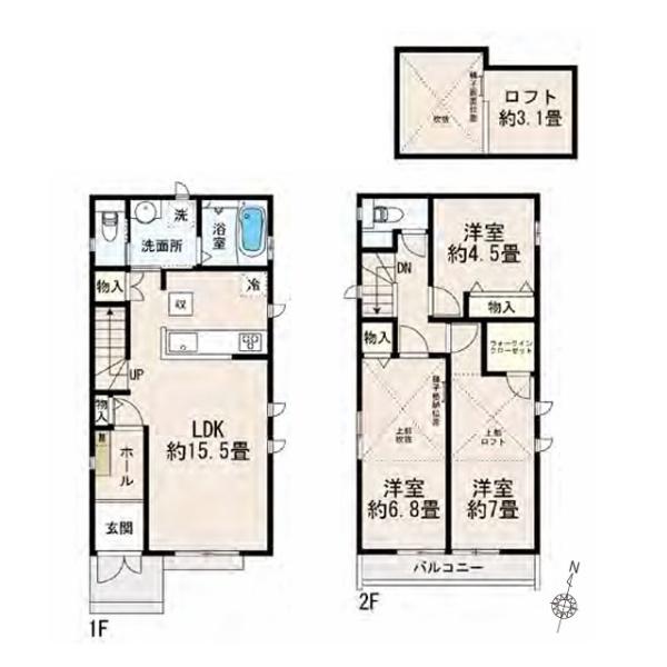 小平市小川町１丁目の新築一戸建