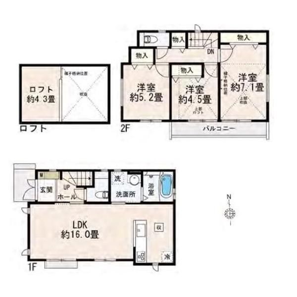 小平市大沼町４丁目の新築一戸建