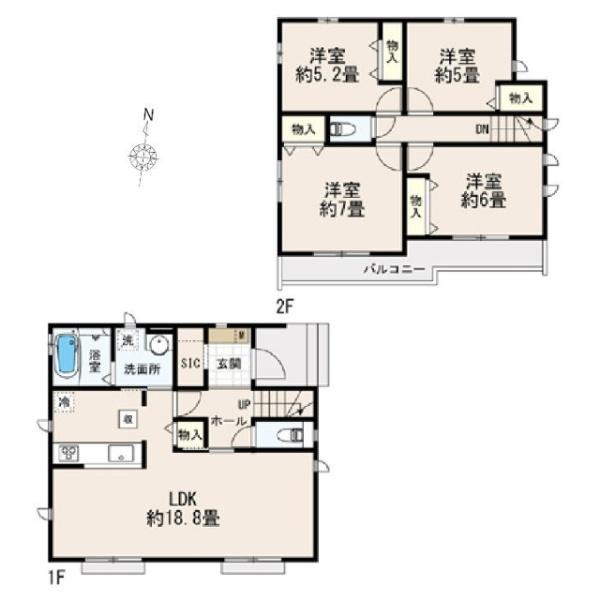 小平市小川町１丁目の新築一戸建