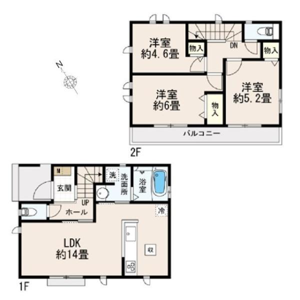 小平市上水本町2丁目の新築一戸建