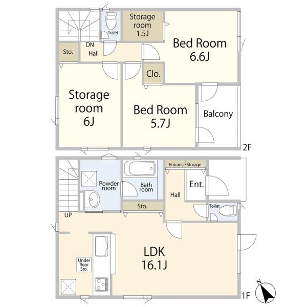北栄2丁目　新築戸建　１号棟