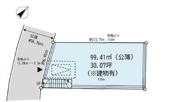 大和市草柳1丁目　売地　建築条件なし