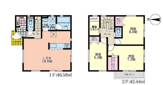 座間市入谷東４丁目　新築分譲２号棟