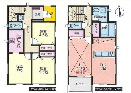 厚木市下荻野　新築一戸建て