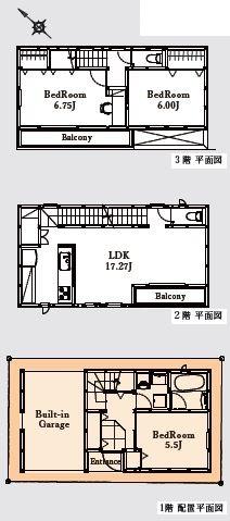 座間市さがみ野３丁目　新築分譲４号棟