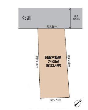 綾瀬市寺尾北３丁目の土地