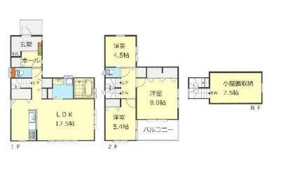 厚木市上依知の中古一戸建て