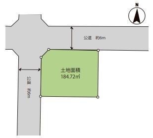 綾瀬市小園南２丁目　売地　建築条件なし
