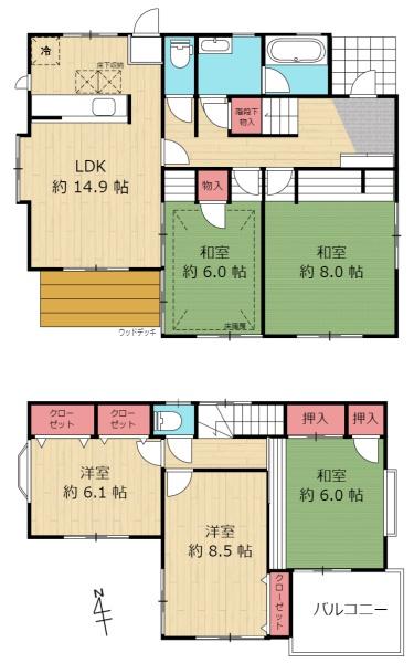 綾瀬市綾西３丁目の中古一戸建