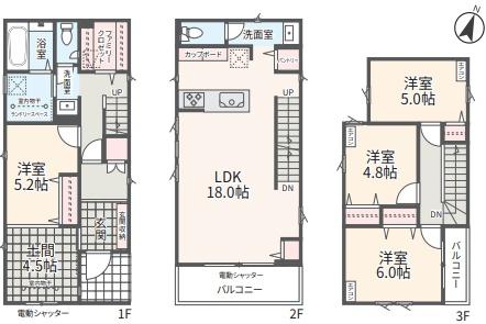 大和市西鶴間３丁目　新築分譲No.3