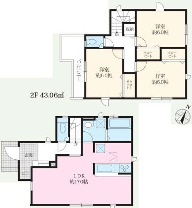 相模原市南区下溝17期新築分譲5号棟