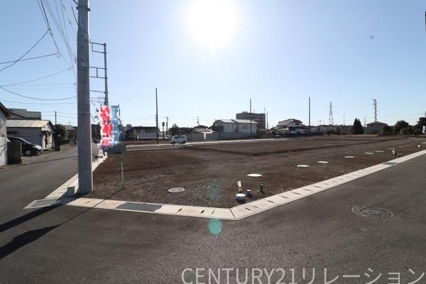 綾瀬市上土棚南5丁目　売地　建築条件なし　No,1